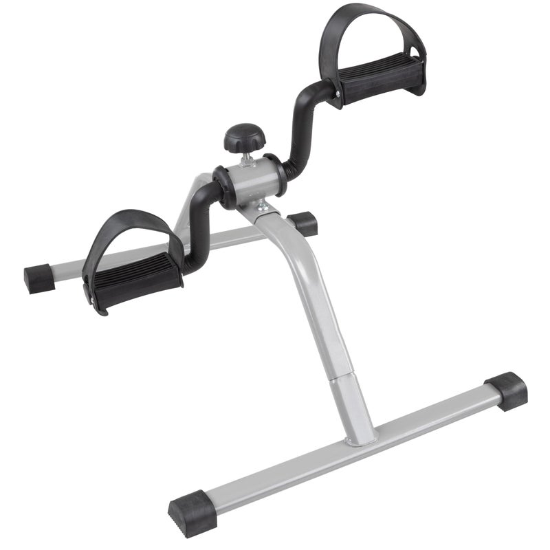 Wakeman Under-Desk Stationary Bike - Indoor Below-Desk Exercise Pedal Fitness Machine for Legs, Physical Therapy, and Calorie Burn by Wakeman (Black and Gray) - Image 1